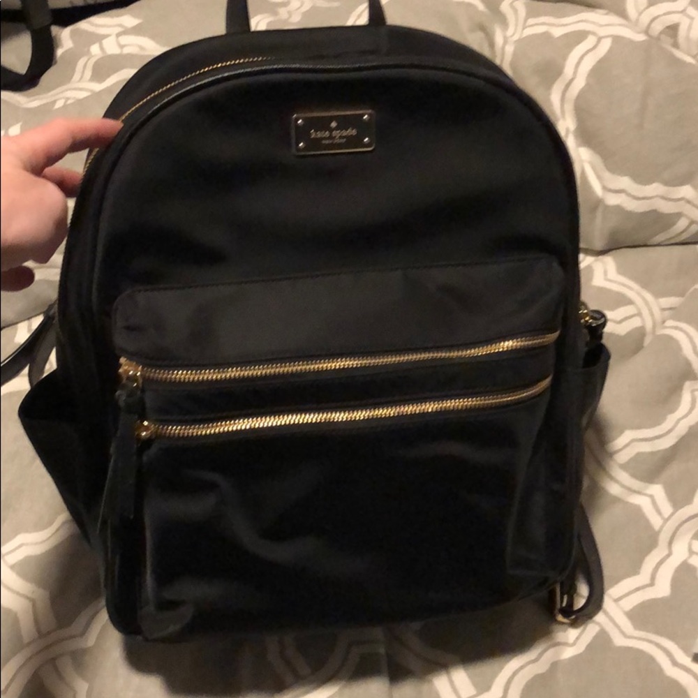 Brand new Kate spade nylon black Bradley backpack